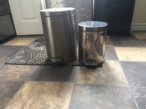 Stainless Garage Cans