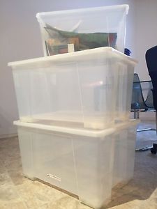 Three container boxes