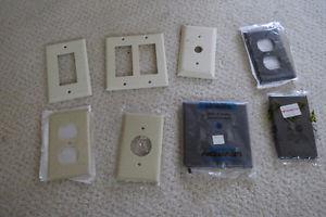 Various switch and plug plates