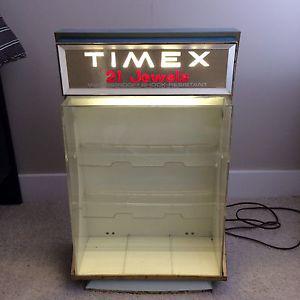 Vintage Timex Watch Display Case