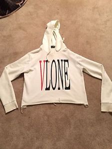 Wanted: Vlone white reversible hoodie