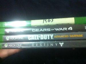 Wanted: Xbox one games (Gears Of War 4,Rainbow 6 Siege,COD