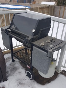 Weber Genesis Barbeque with Propane Tank