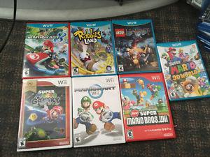 Wii u and Wii games