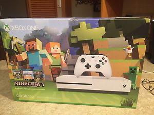 XBOX ONE S MINECRAFT EDITION CONSOLE 500G NEW IN UNOPENED