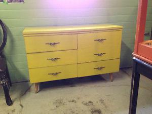 Yellow dresser