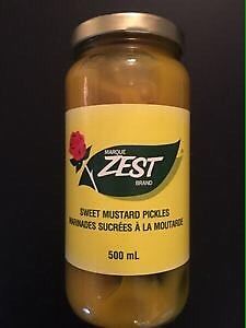 Zest Mustard Pickles Unopened $40