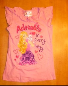 t-shirt Barbie 3T