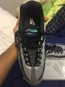 AIR MAX 95's - Turquoise, black, grey,white