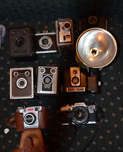Antique camera collection