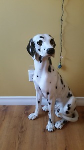 Beautiful porcelain statue of dog