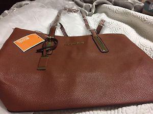 Cognac large purse