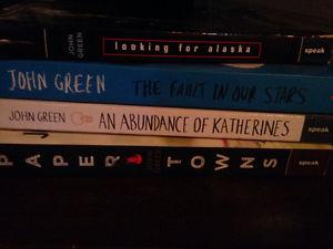 Collection of John Green books