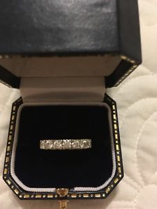 Eternity Ring 18 Carat White Gold - Seven Diamonds