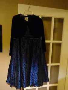 Girls Size 8 Blue Jona Michelle dress