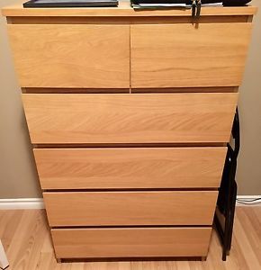 IKEA malm 6 drawer dresser