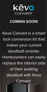Kevo Convert- Turn any lock into a KEVO! NEW