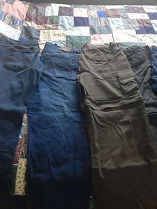Men's jeans and causal pants. 38X32