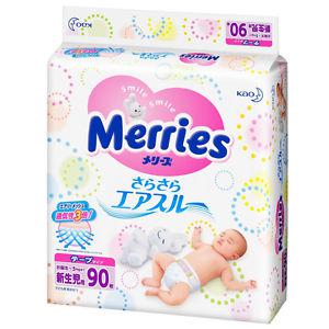 Merries baby diapers! All sizes available!