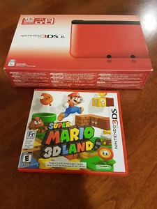 Nintendo 3DS XL and Super Mario 3D Land