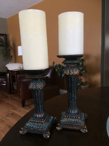 Old World Candle Holders