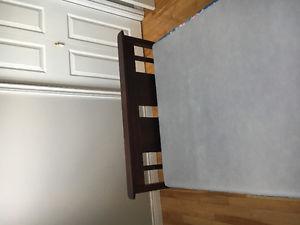 Osmonds solid birch bed frame and box spring