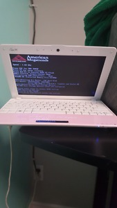 Pink eepc laptop