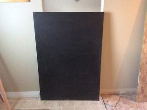 Stove board wall protector for wood stove