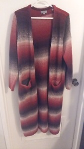 Tri coloured long shawl