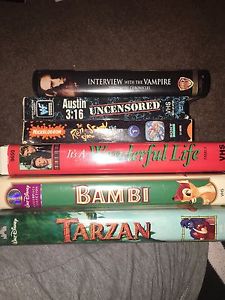 VHS tapes $1
