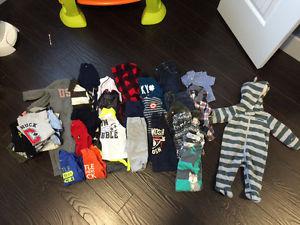 Variety of Baby Boy Clothes