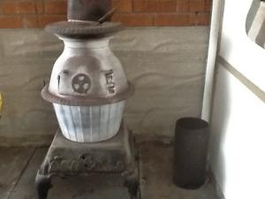 Vintage Sears and Roebuck pot belly stove