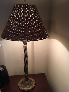 Wicker lamp