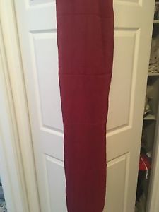 Wine color curtains -3