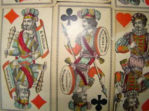 antique cartes tarot tarock piatnik 