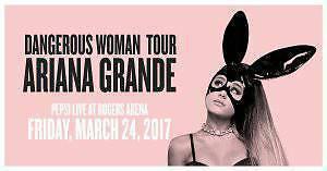 ariana grande at rogers - 2 tickets