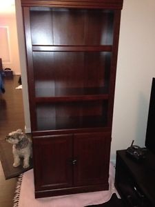 bookcase and lateral filing cabinet