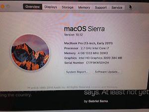  core i7 MacBook Pro 13inch