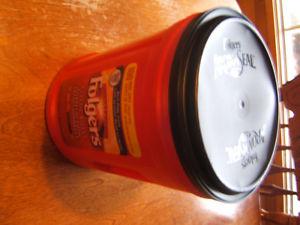plastic folgers coffee containers with covers