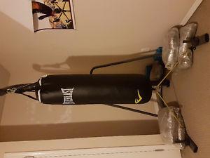 100lb Punching Bag and Stand