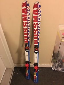 130 cm Salomon skis children