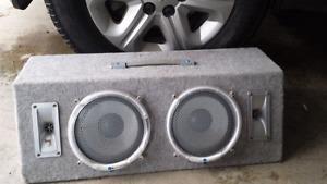 2 8 inch subs in a box for sale