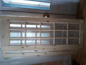 3 brand new French doors solid wood