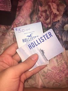 $50 Hollister gift card