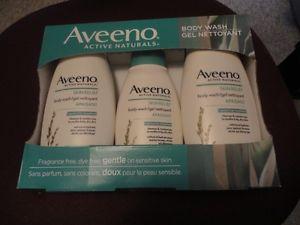 Aveeno Active Naturals 3 Package Bodywash New