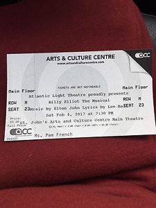 Billy Elliott! Sat, Feb 4th 7:30pm. Excellent Seat!