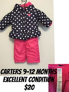 Carters 9-12 months snowsuit