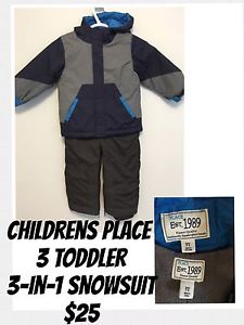 Children's Place 3 Toddler Snowsuit