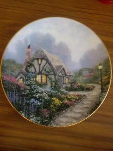Collector's Dish- Chandler's Cottage by Thomas Kinkade