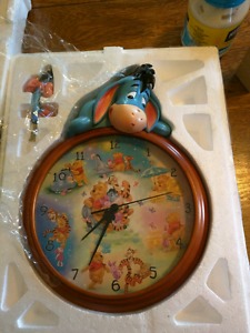 Collectors eeyore wall clock